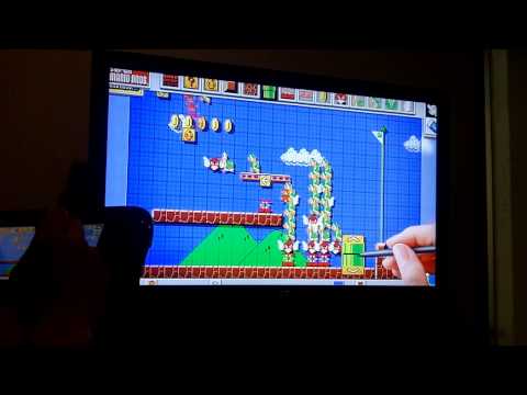 Mario Maker - Springs & Hammers Everywhere! (Wii U Gameplay)