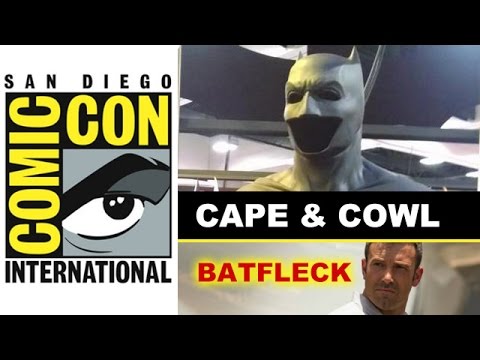 Comic Con 2014 - Ben Affleck Batman Suit CAPE & COWL : Beyond The Trailer