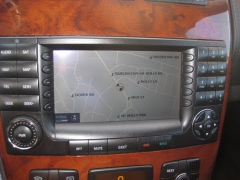 How to Remove Radio / Navigation / Display from Mercedes CL500 2004 for Repair.