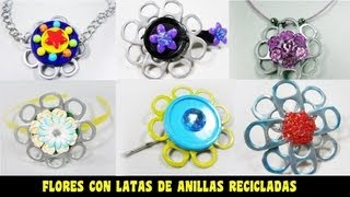 Episodio 620 - Cómo  hacer flores y accesorios con anillas de latas
