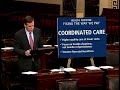 Senator Mark Warner shared several examples from Virginia about how coordinated care can reform the system's current financial incentives for doctors and hospitals.