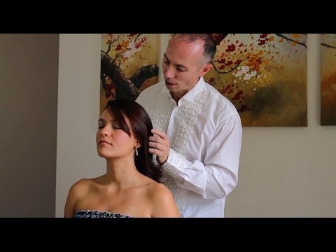 an - ASMR Role Play with Manwelle an ASMRtist, in this session we focus on Whispering Ear to Ear & Crinkle Sounds + Head Massage, Running Hands through Hair & Bru...