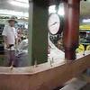 S/V Galatea scarfed oak transom frame testing