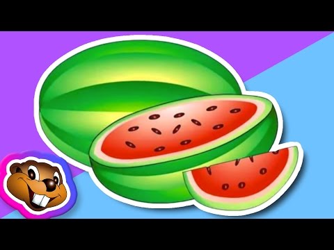learn fruit names - Website: http://BusyBeavers.com - Kids English Learning Resources - MP3s, Worksheets, Flash Cards, Games and more! This is the 1st in a 4 video series from L...