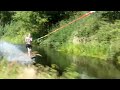 Waterski behind a car / Waterskiën achter auto te Holsloot [HD]