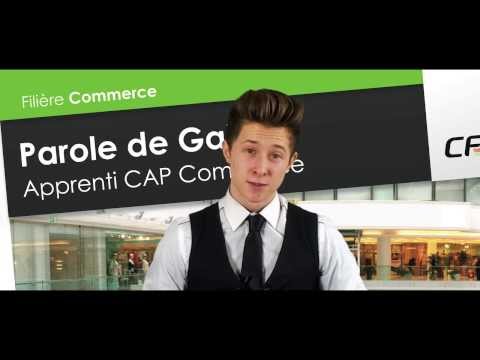 vidéo Tmoignage d'apprenti - Gabriel en CAP Commerce