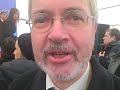 PI-Interview mit Werner Hoyer (FDP) bei der Grundsteinlegung der Kölner Moschee