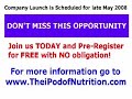 Nutritional iPod Pre-Launch Video
