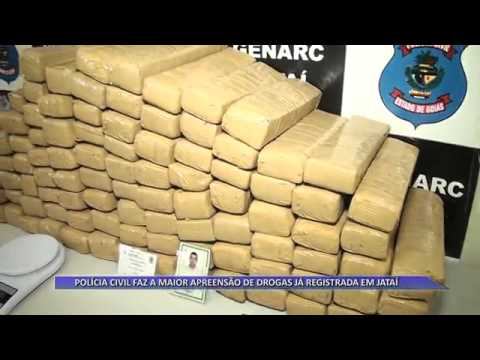JATAÍ | Polícia Civil faz a maior apreensão de drogas já registrada no município