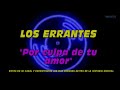 Por Culpa De Tù Amor    (Los Errantes)
