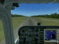 Steep airport approach in a Cessna - woops, bumpy landing! Steep airport approach in a Cessna - woops, bumpy landing!