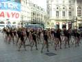 Beyonce 100 Single Ladies Flash-Dance Piccadilly Circus, London for Trident Unwrapped