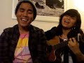 Indonesian christian song ( dont know the band of it). A few mistakes. and out of tune on the last lines. my bad. harmonizing was pretty difficult on this one. But still wanted to try it out. Rochelle and I were jamming and wanted to record something. Before we did the song I didnt know the song. So we rehearsed it a couple times and start recording=) hope you still enjoyed.