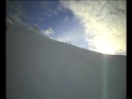 Coronet Peak Helmet Cam - 26 July 2008 (backward cam)
