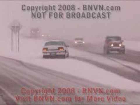 Icy - Stock Footage, NOT FOR BROADCAST. FOOTAGE COPYRIGHTED BY BNVN.com Footage of the winter storm that hit the Minneapolis Minnesota area on March 31st 2008. Vid...