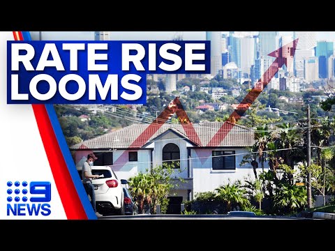 Play this video Interest rate hikes loom as Aussie households facing mortgage stress  9 News Australia