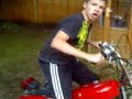 muckin around on monkey bike