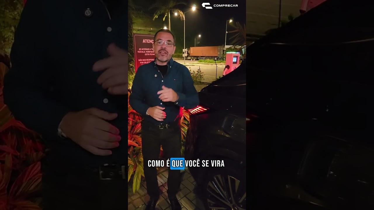 Nem todo híbrido plug-in carrega em carregador rápido.