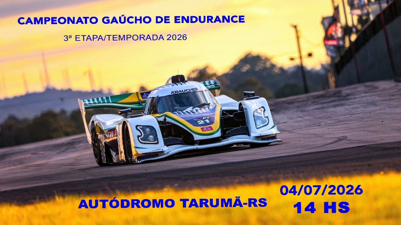 Gaúcho de Endurance - etapa 3 Autódromo Tarumã 04.07.2026