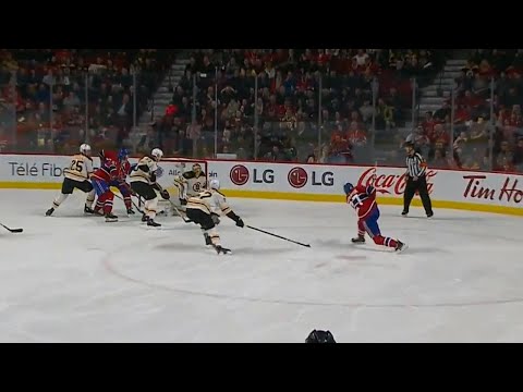 Video: Galchenyuk goes bardown for 100th career goal, gives Canadiens lead