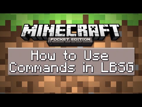 how to commands in minecraft pe