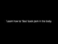 Diagnosing Back Pain using visual means