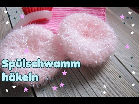 Spülschwamm häkeln / Scrubby Häkelanleitung  *Carolines Welt*