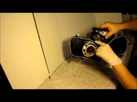 How To Install BKMOTO.COM HID Projectors 03-06 Honda CBR 600RR and 04-07 1000RR