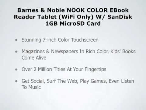 B&N Nook Color + SanDisk 1GB Card 0 B&N Nook Color + SanDisk 1GB Card