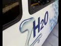 Autobús y bicicleta de hidrógeno