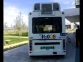 Autobús y bicicleta de hidrógeno