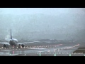 【Take off in rain】 ANA A320 Takeoff @Itami （伊丹空港千里川土手）
