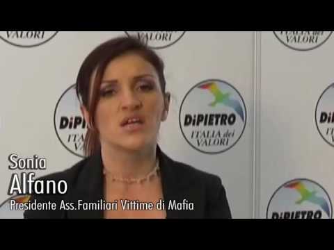 Sonia Alfano in Europa
