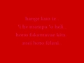 Tongan Song Tu'u Fakaunga with lyrics by Afuha'amango