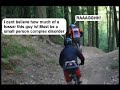 Twat on a mountain bike
