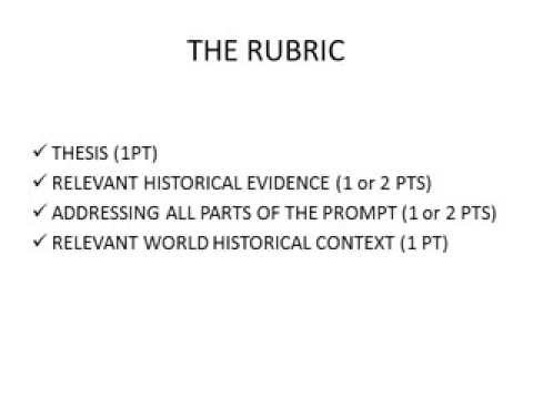 how to cheat on a.p. world history exam