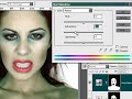 Undead skin makeup: Photoshop retouching Undead skin makeup: Photoshop retouching