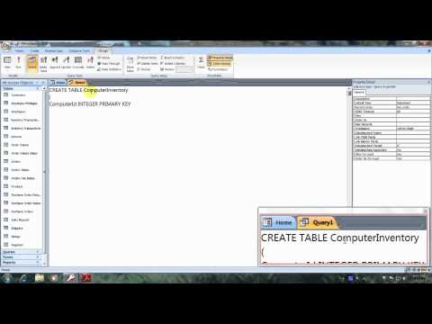 how to create table in sql