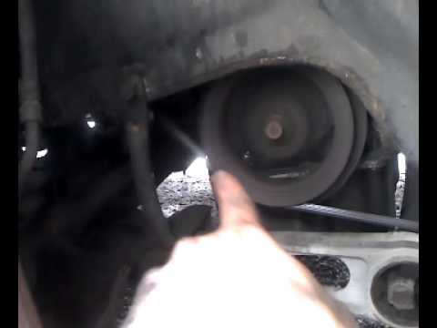 how to loose alternator belt