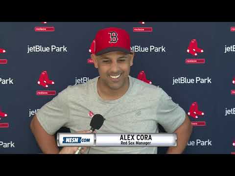 Video: Alex Cora speaks highly of Mookie Betts at Red Sox spring training