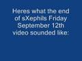 A not so subliminal message in sXephils video