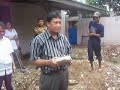 Peletakan Batu Pertama untuk mendirikan SD PADET