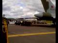 Vulcan testing its engines at farnborough airshow sunday 08