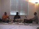 Pandit Samar Saha with student