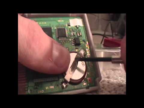 how to replace a gba game battery