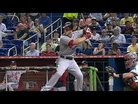 Marlins - 8/29/12: Bryce Harper hits two home runs against the Marlins, the first multihomer game of his career Check out http://MLB.com/video for more! About MLB.com:...