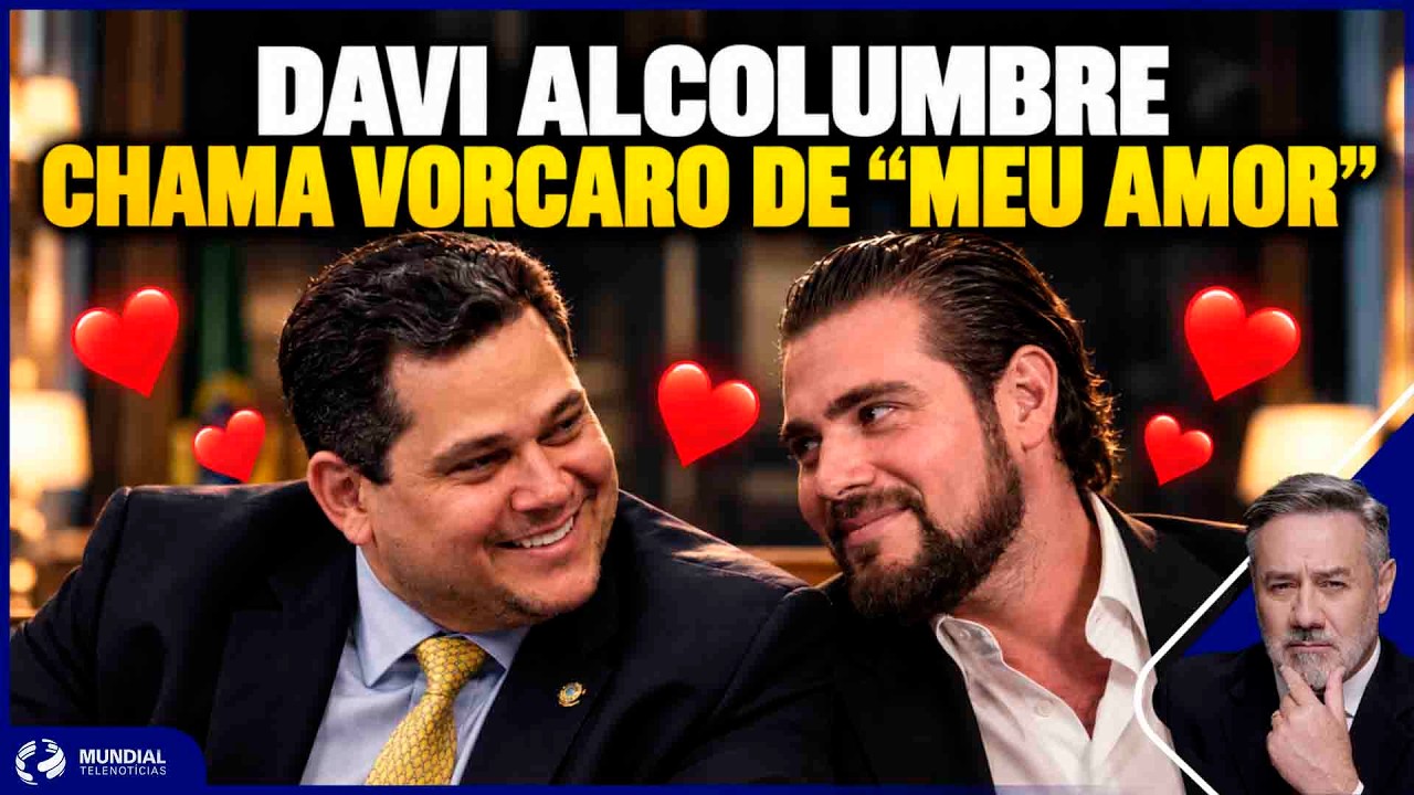 PRESIDENTE do SENADO diz: “sou seu irmão, pra vida toda.” #davialcolumbre #danielvorcaro #casomaster