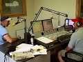 J Brooks and Aaron Tippin in Kiss Country Studio