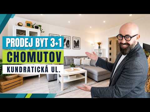 Video Prodej, byt, 3+1, 73 m2, osobní vlastnictví, Chomutov, Kundratická ul.