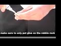 Fragging and mounting a toadstool coral with scissors